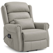 Marlow Riser Recliner Massage Chair Grey Leather