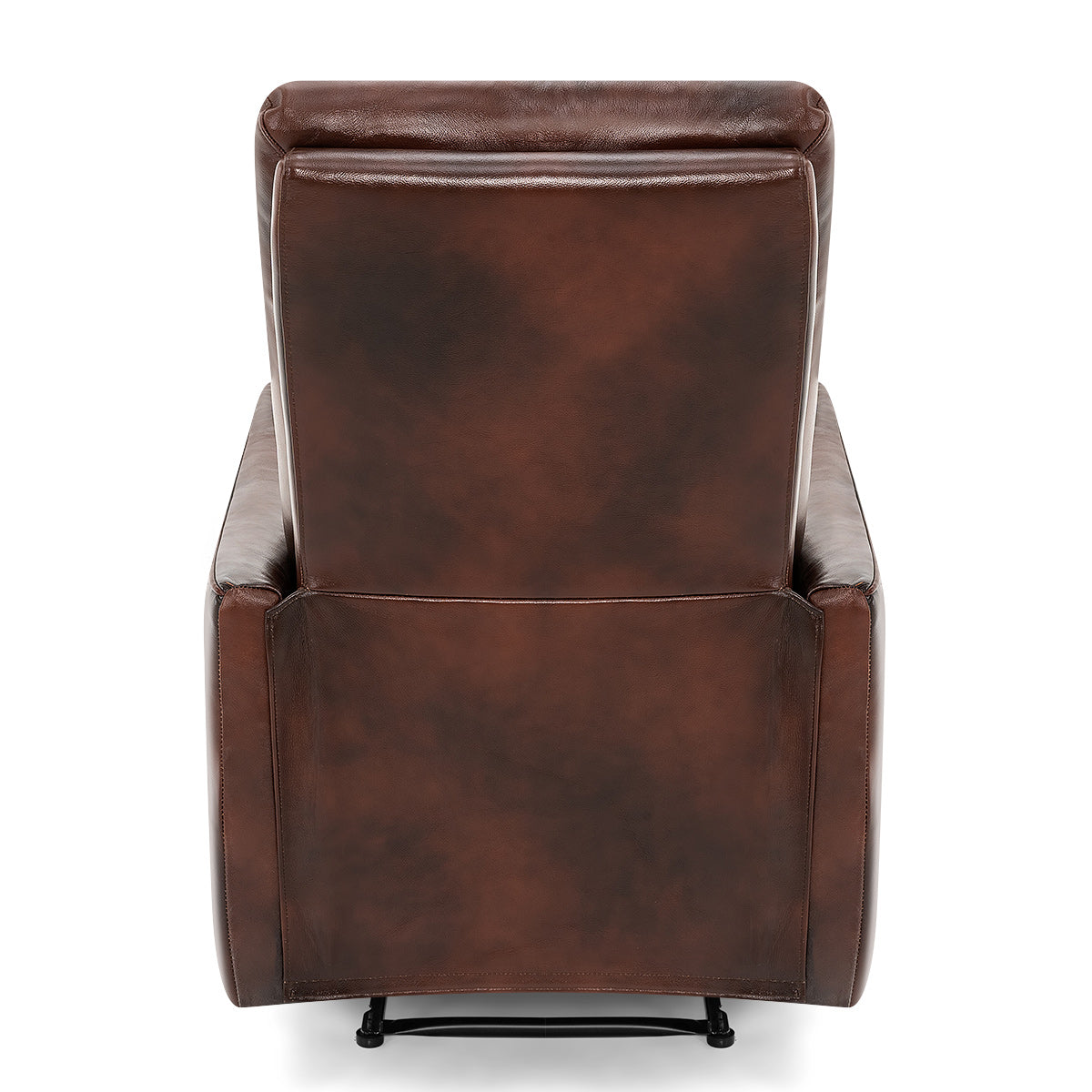 Salisbury Recliner Chair Brown Real Leather