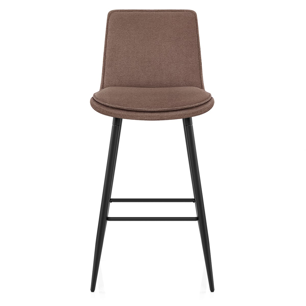 Abi Bar Stool Brown Fabric