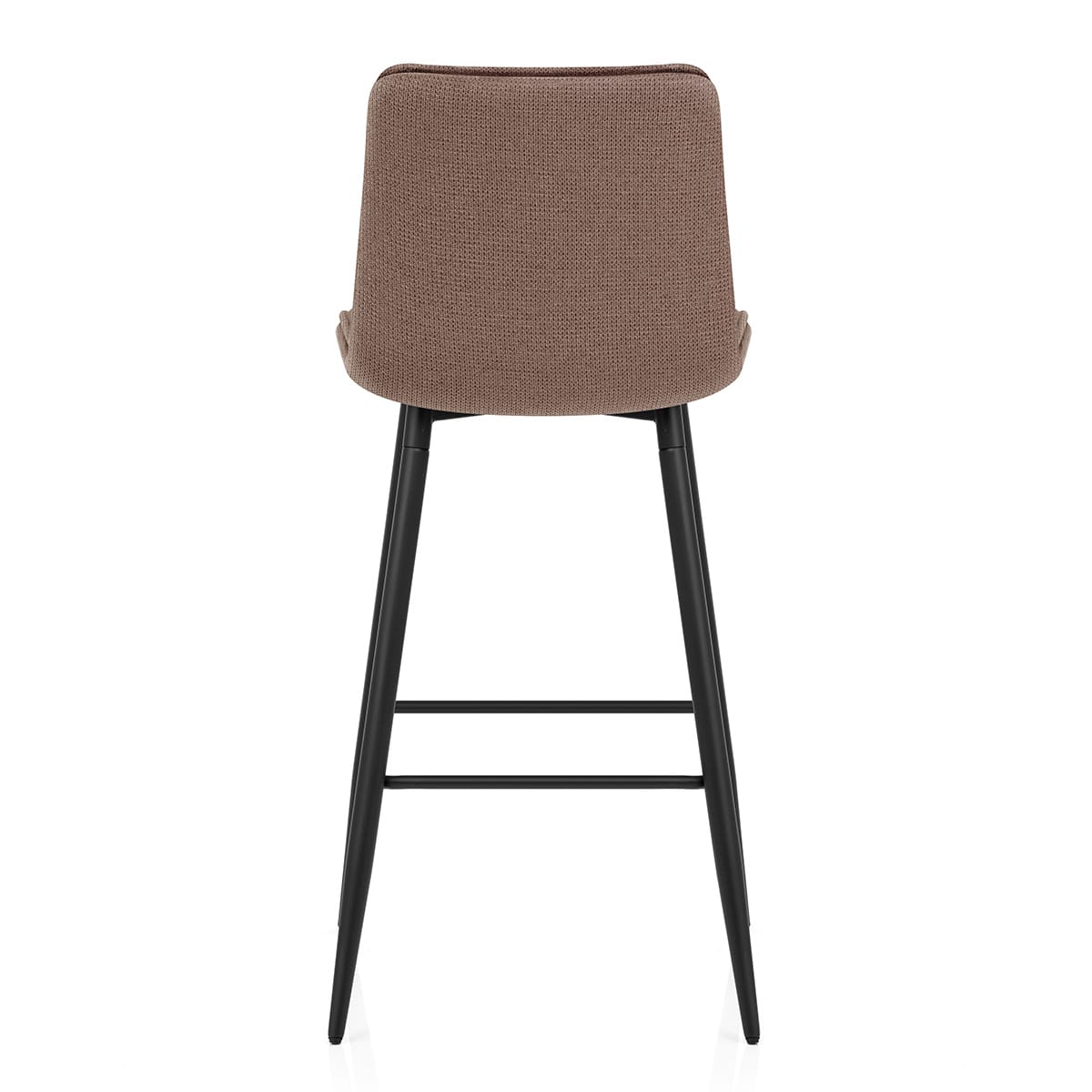 Abi Bar Stool Brown Fabric
