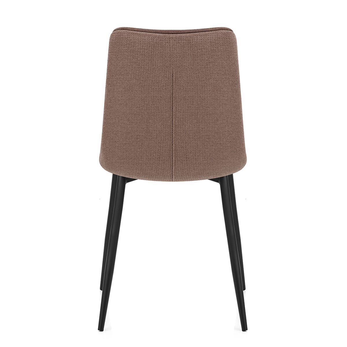 Abi Dining Chair Brown Fabric