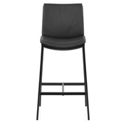 Addison Real Leather Stool Black
