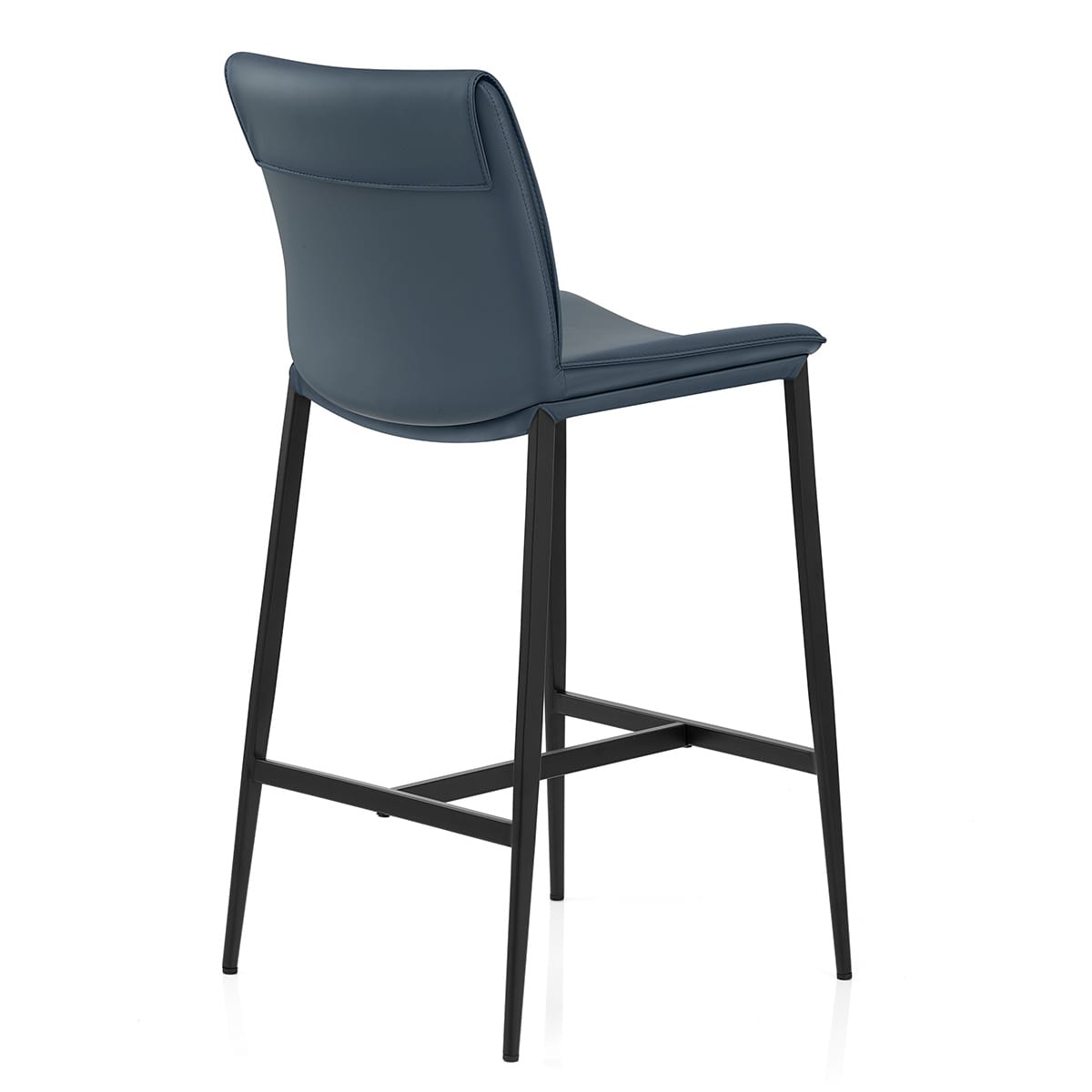 Addison Real Leather Stool Blue