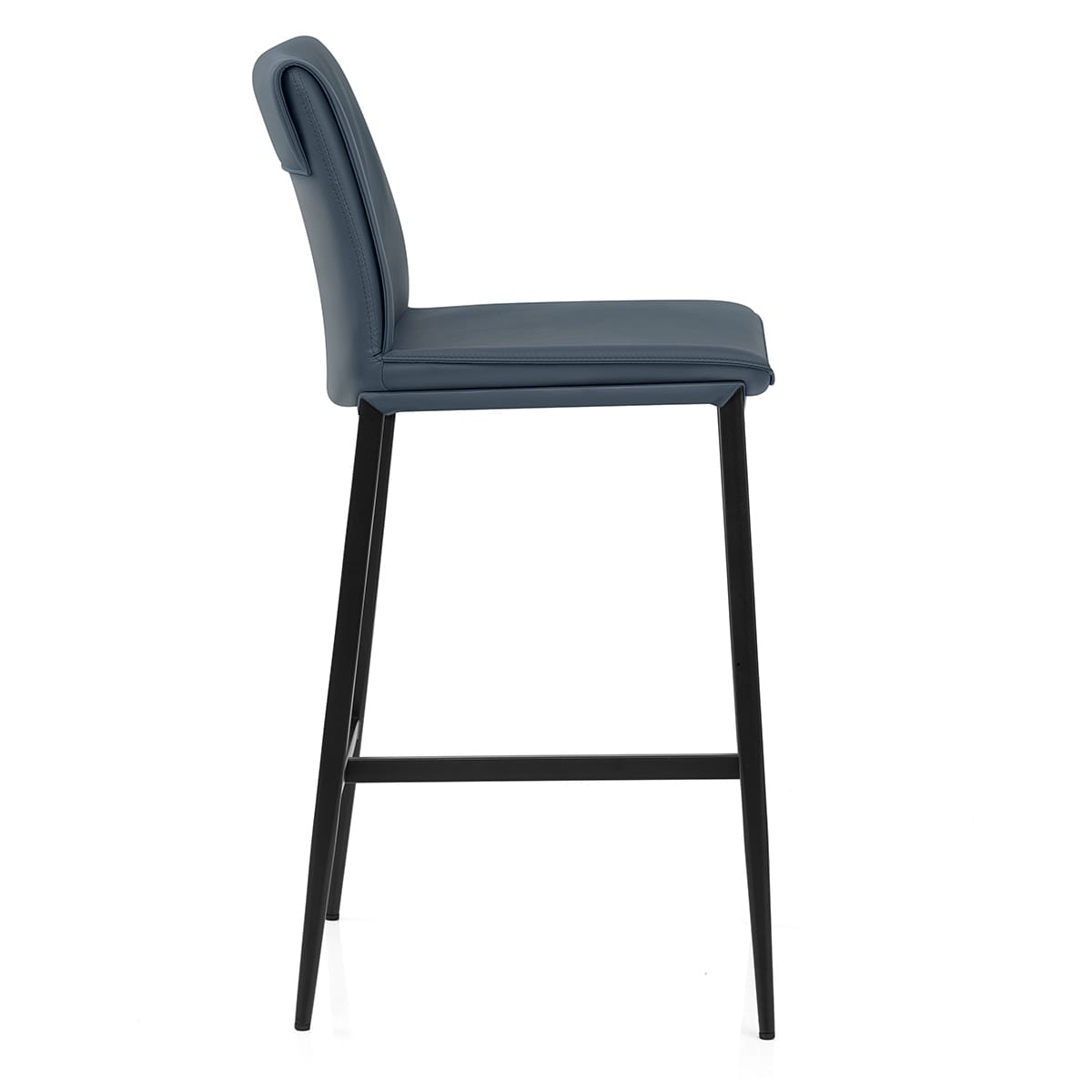Addison Real Leather Stool Blue