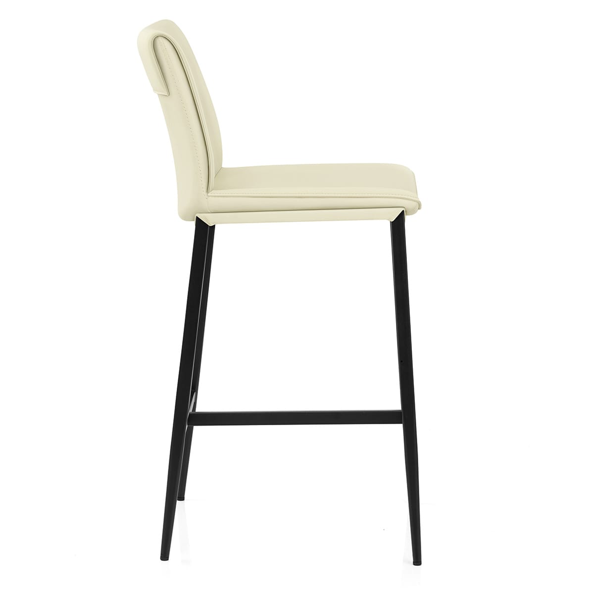 Addison Real Leather Stool Cream
