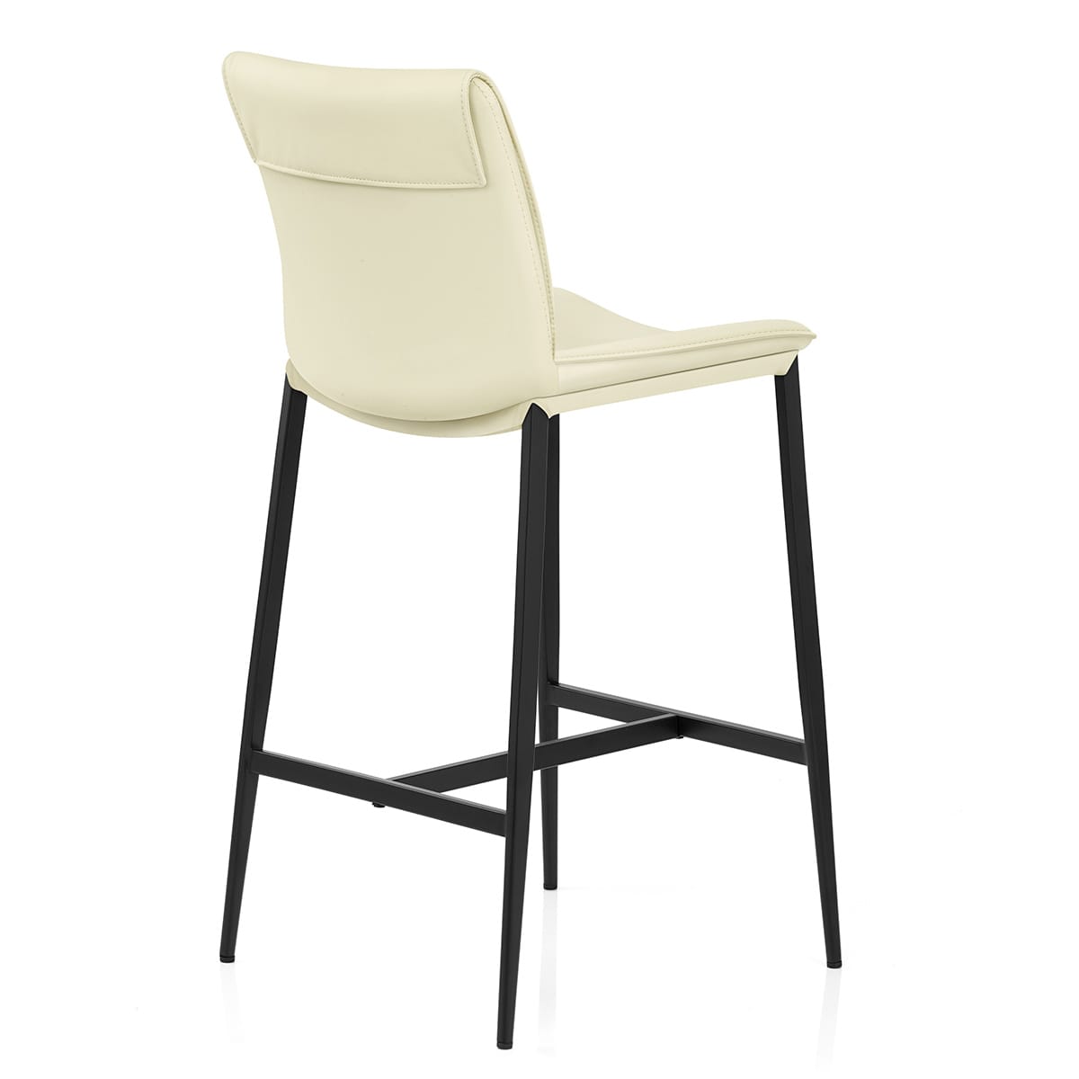 Addison Real Leather Stool Cream