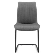 Adele Dining Chair Grey Fabric