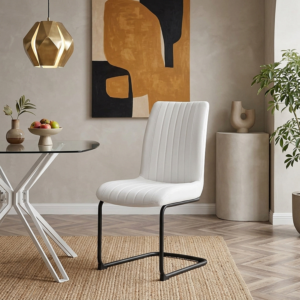 Adele Dining Chair White