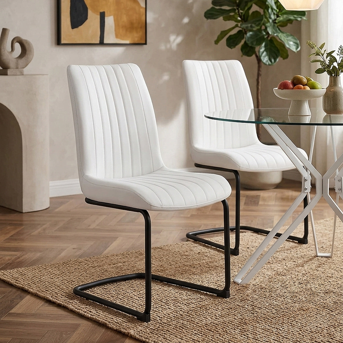 Adele Dining Chair White