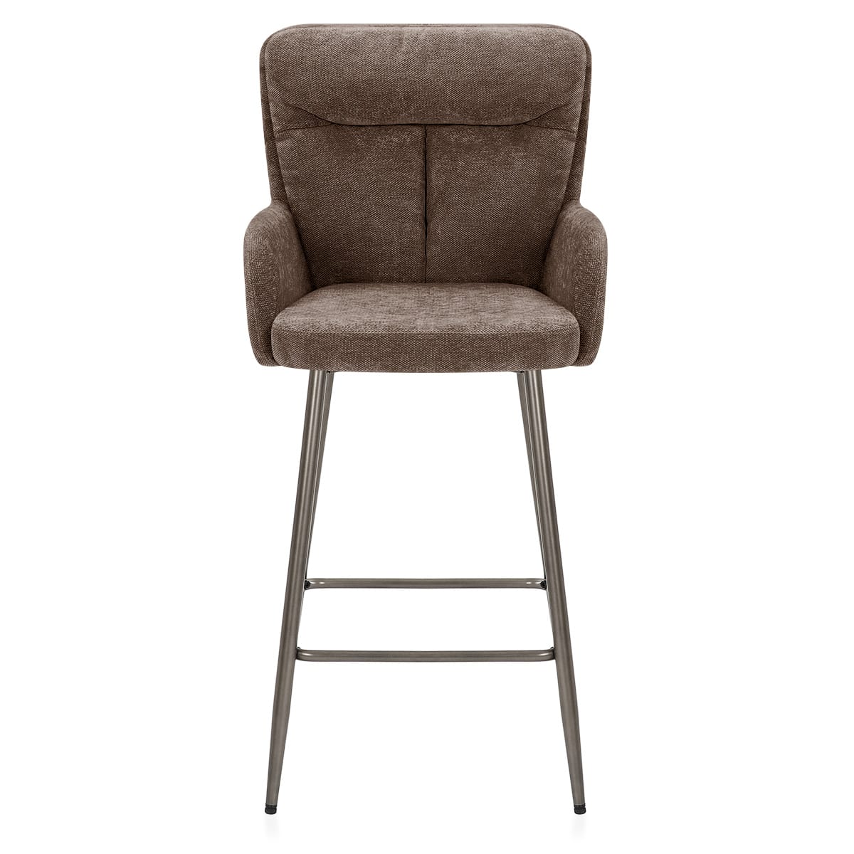 Albany Bar Stool Brown Fabric