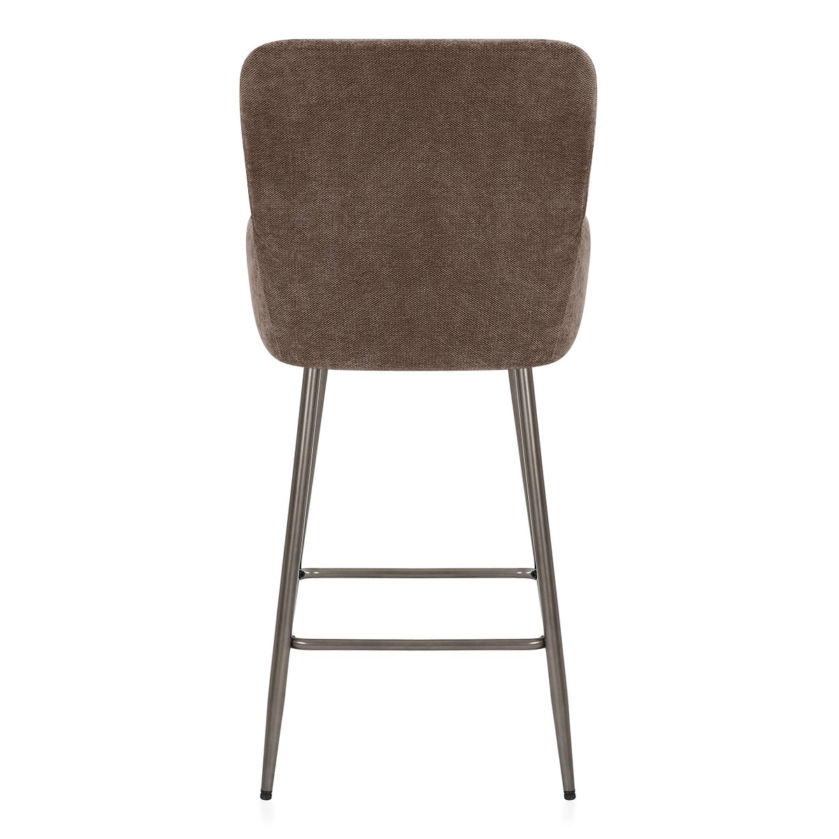 Albany Bar Stool Brown Fabric
