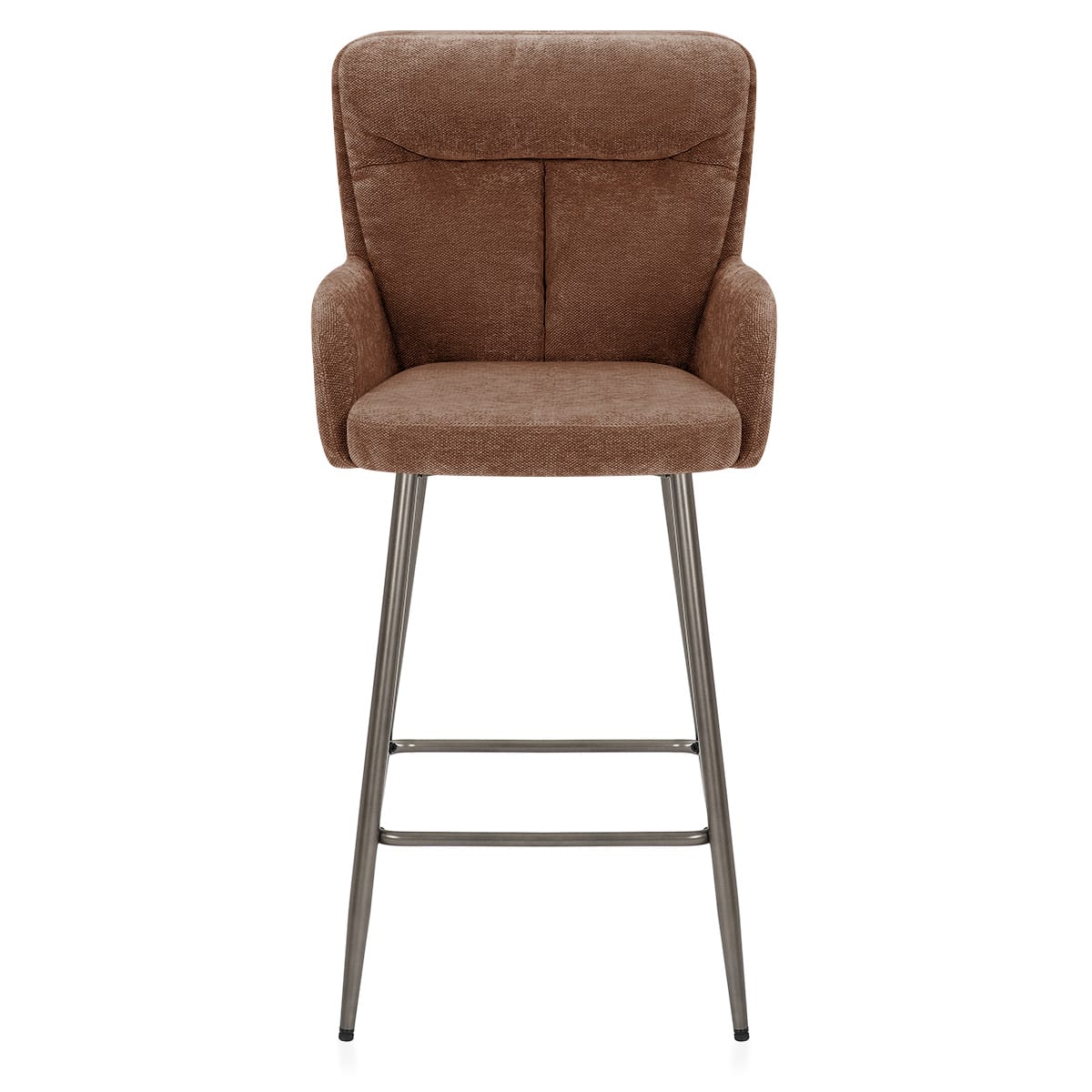 Albany Bar Stool Rust Fabric