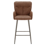 Albany Bar Stool Rust Fabric