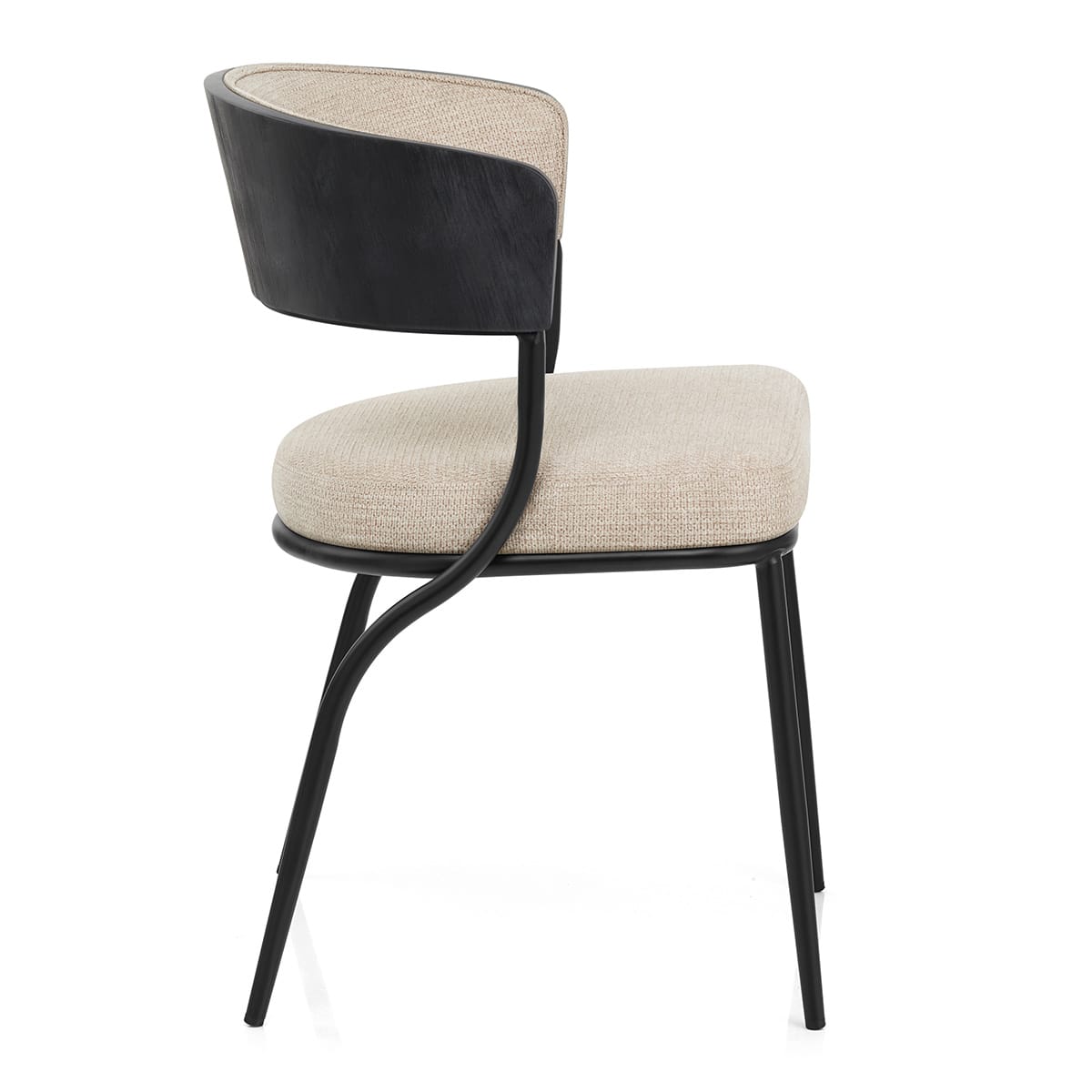 Alexa Dining Chair Beige Fabric