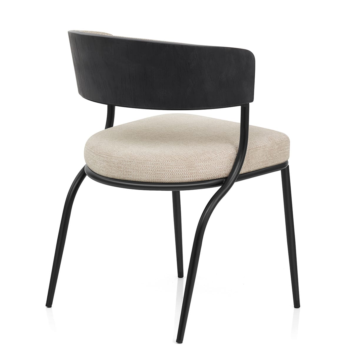 Alexa Dining Chair Beige Fabric