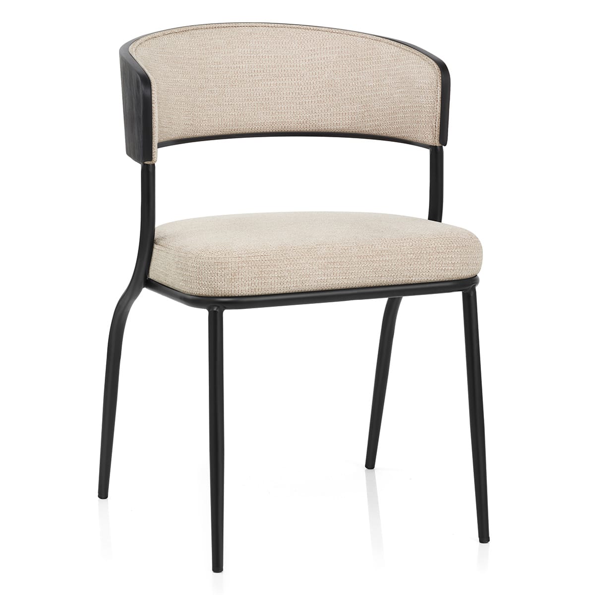 Alexa Dining Chair Beige Fabric