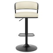 Alexa Real Leather Stool Cream