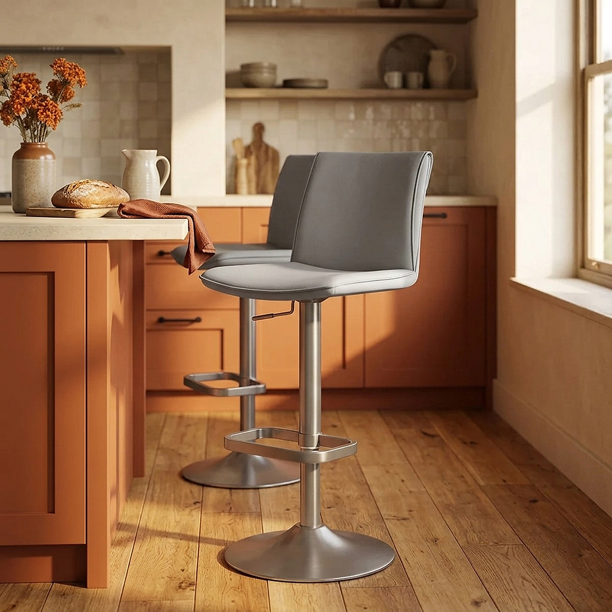 Alto Bar Stool Light Grey