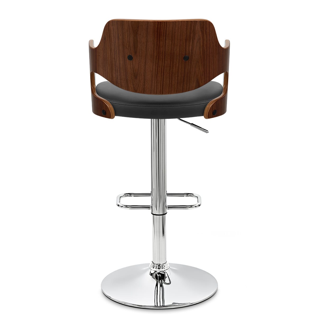 Amazon Walnut Bar Stool Black