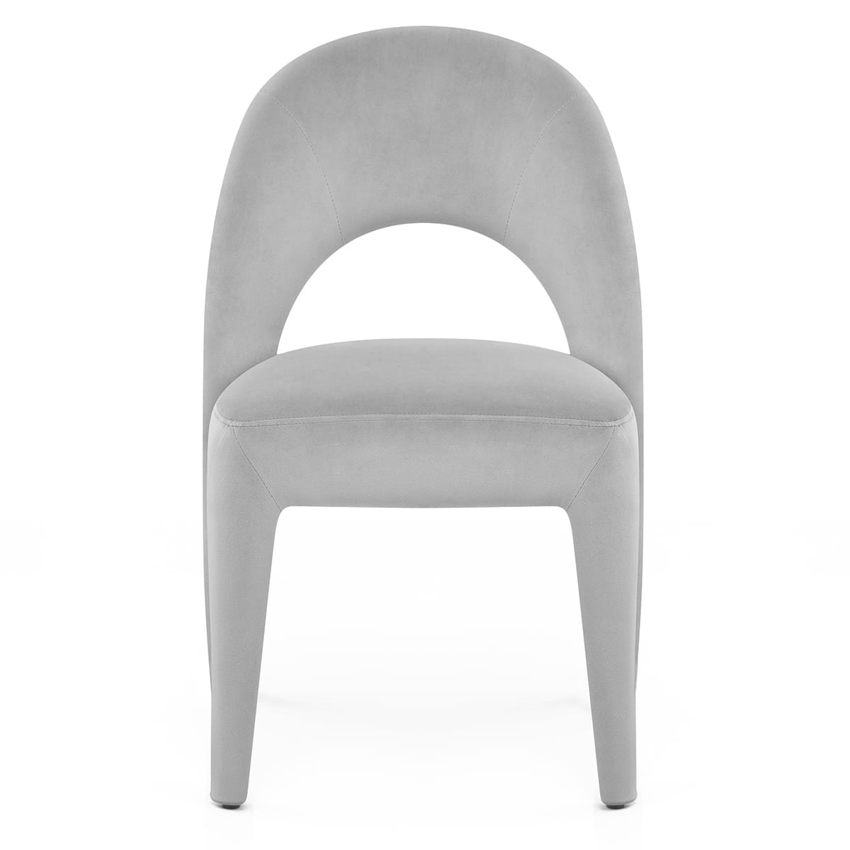 Amore Chair Grey Velvet