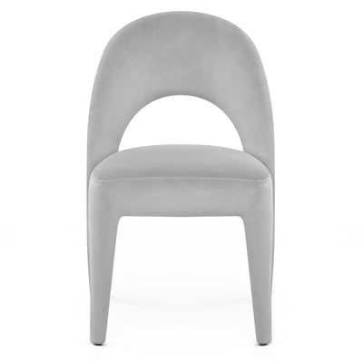 Amore Chair Grey Velvet