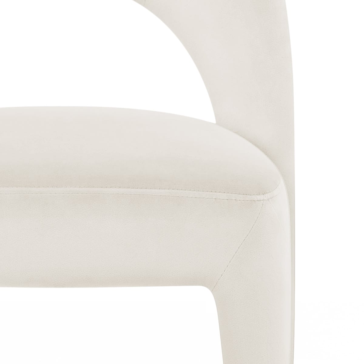 Amore Chair Ivory Velvet