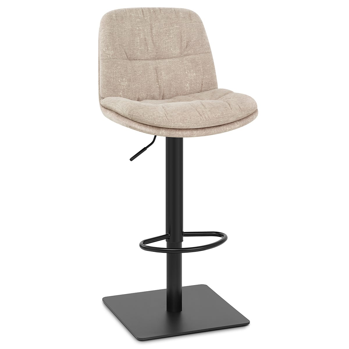 Angelo Bar Stool Beige Fabric
