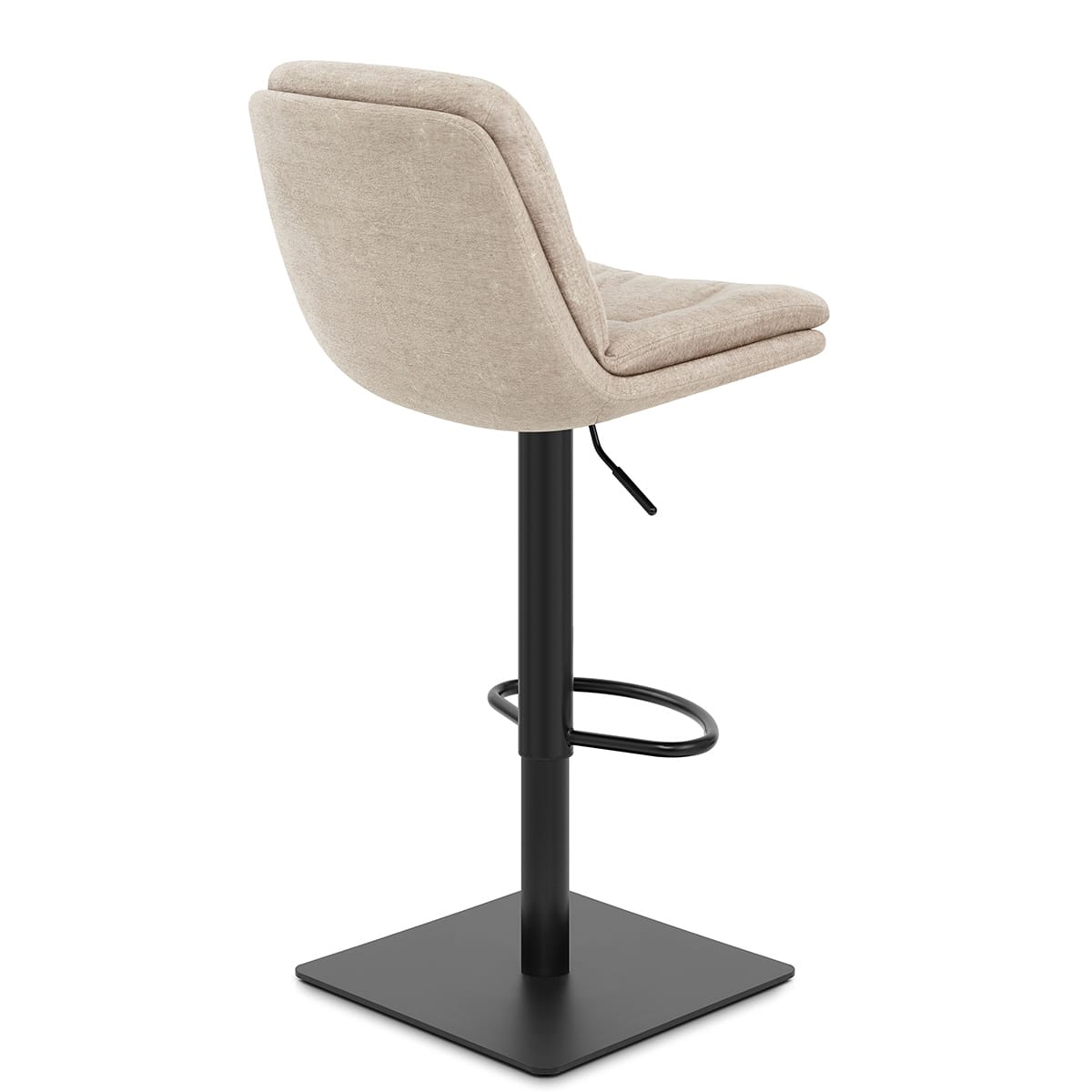 Angelo Bar Stool Beige Fabric