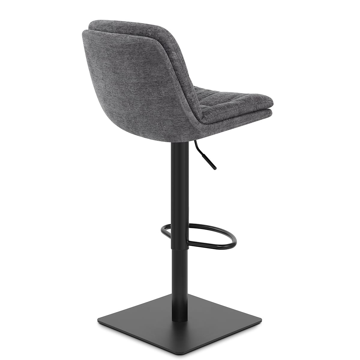 Angelo Bar Stool Charcoal Fabric