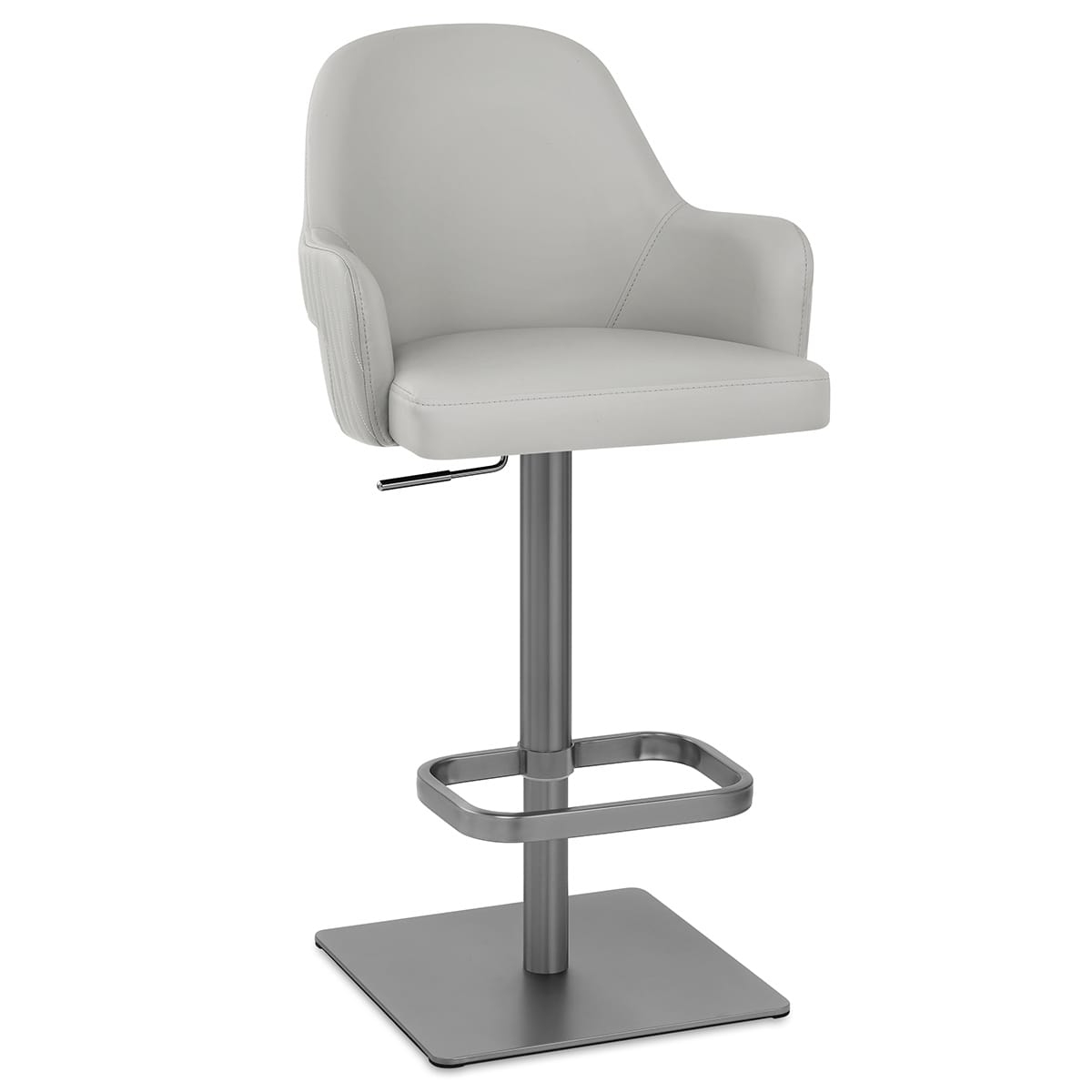 Antonia Graphite Stool Light Grey