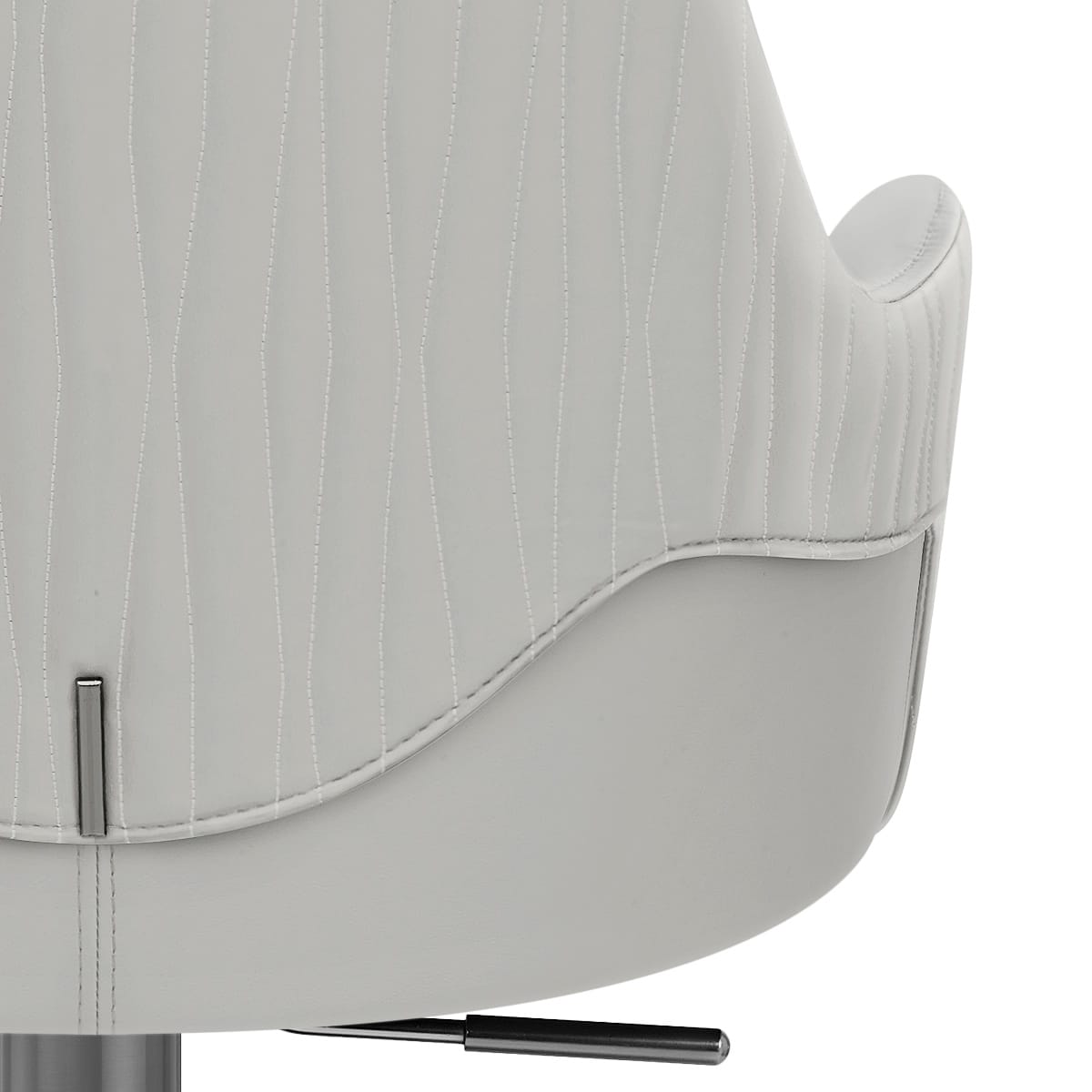 Antonia Graphite Stool Light Grey