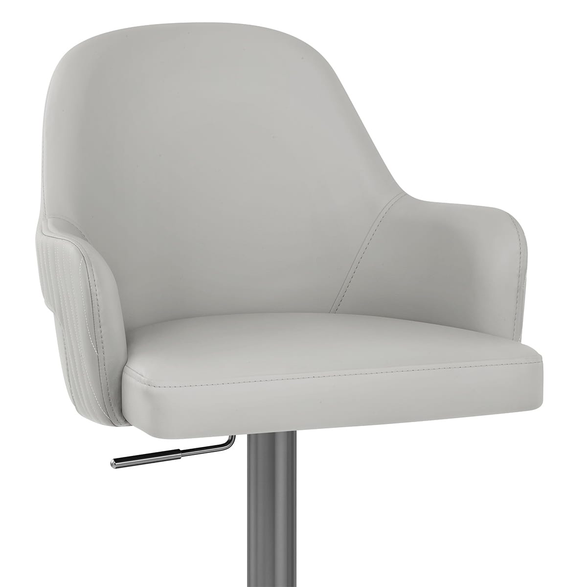 Antonia Graphite Stool Light Grey