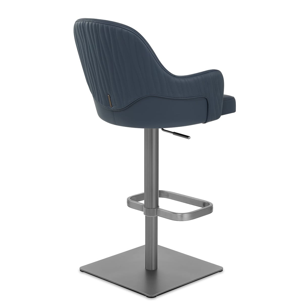 Antonia Graphite Stool Navy Blue