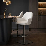 Antonia Graphite Stool White