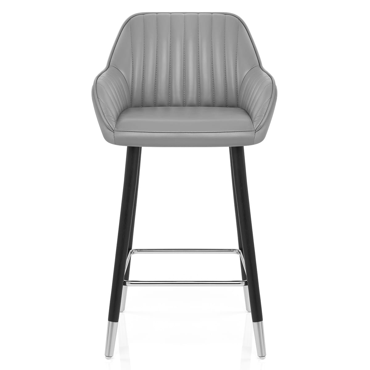 Apres Grande Stool Real Leather Grey