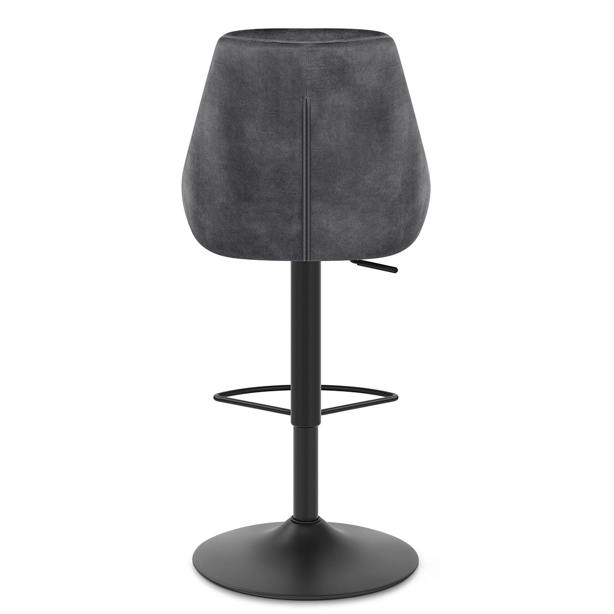 Aria Bar Stool Charcoal Velvet