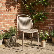 Arlo Stackable Outdoor Chair Brown