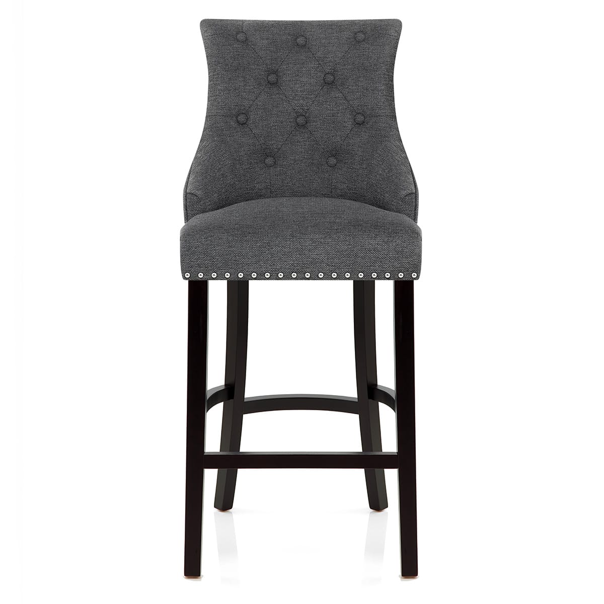 Ascot Bar Stool Charcoal Fabric