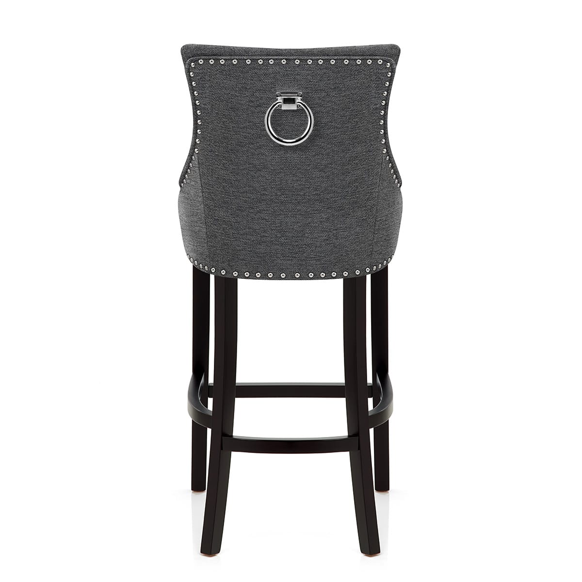 Ascot Bar Stool Charcoal Fabric