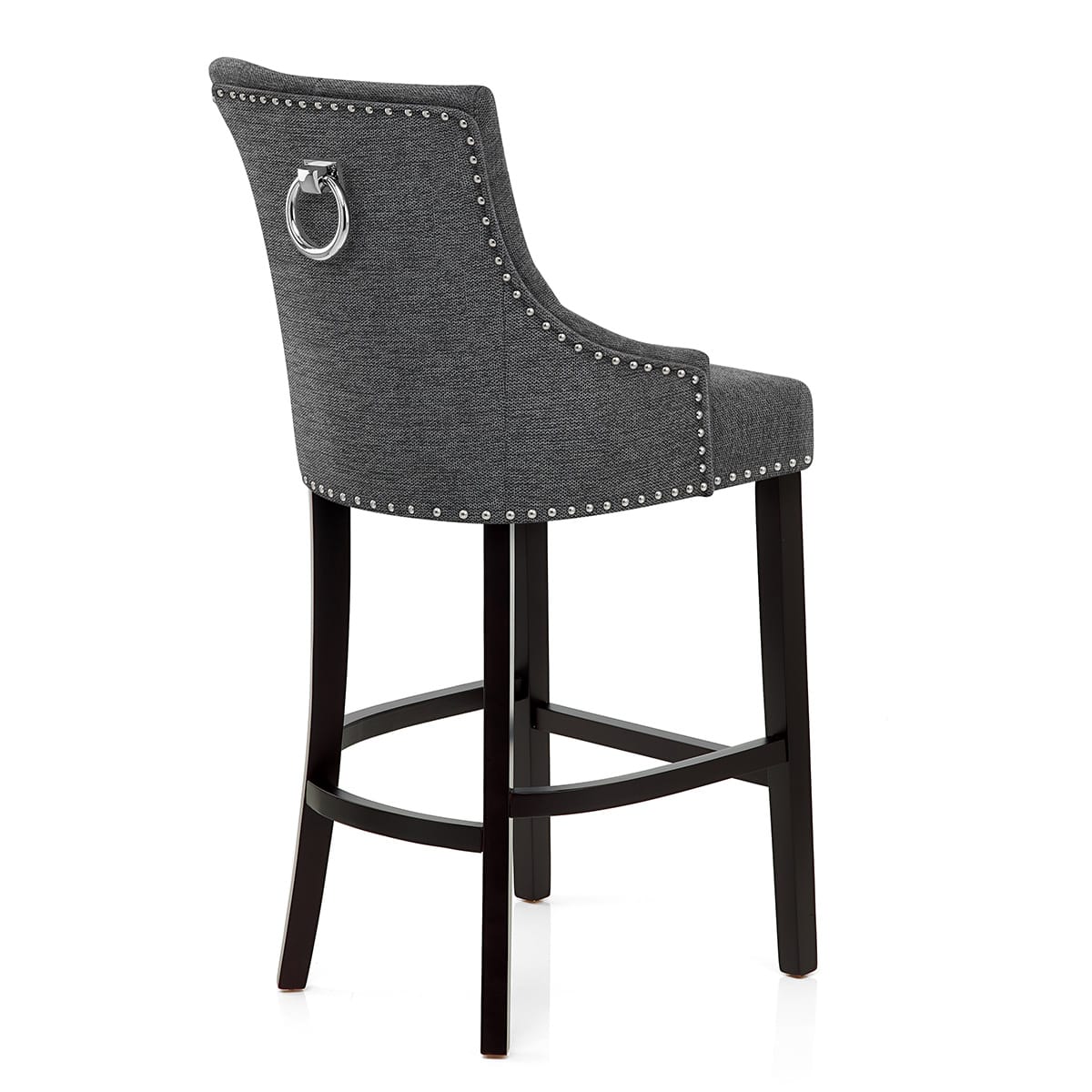 Ascot Bar Stool Charcoal Fabric