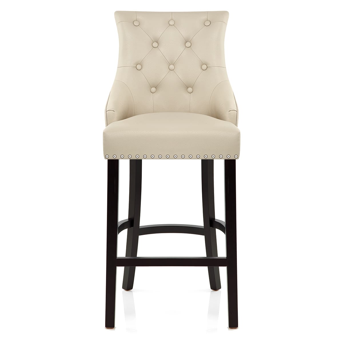 Ascot Bar Stool Cream Leather