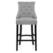 Ascot Bar Stool Grey Fabric