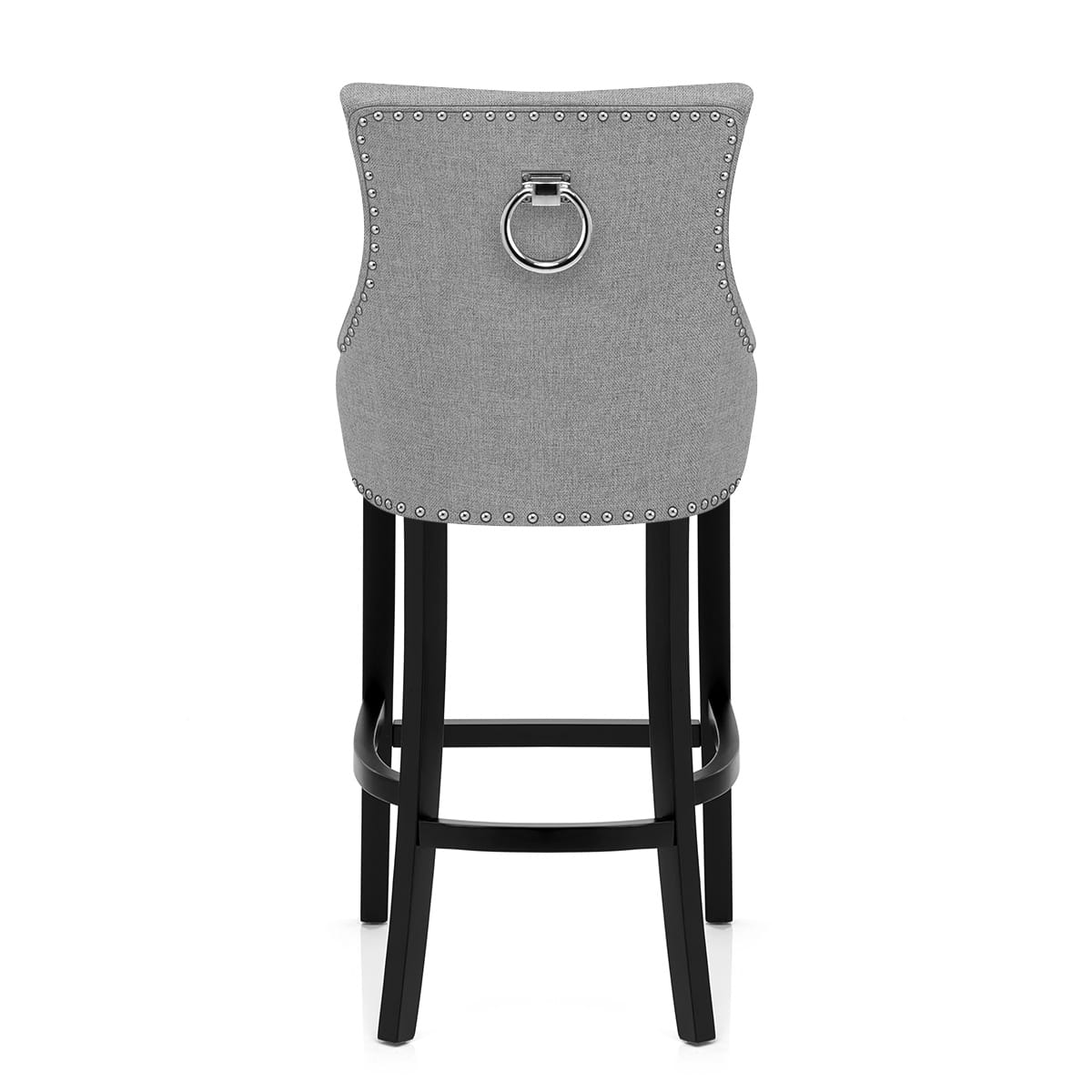 Ascot Bar Stool Grey Fabric