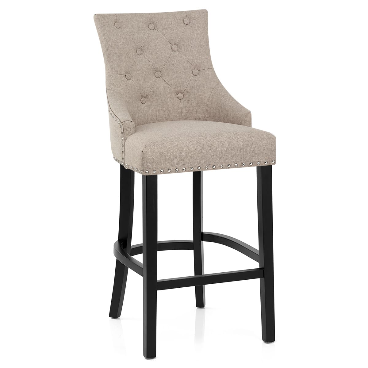 Ascot Bar Stool Tweed Fabric