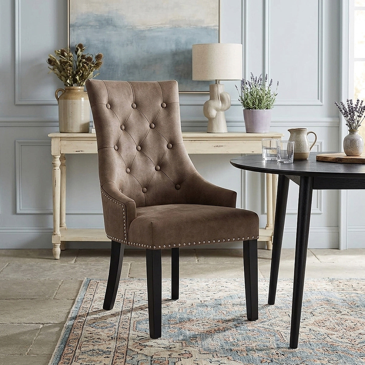 Ascot Dining Chair Antique Brown