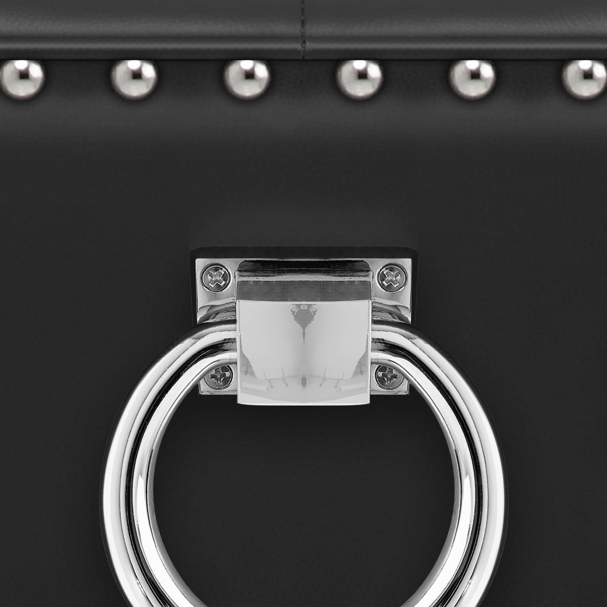 Ascot Dining Chair Black Leather