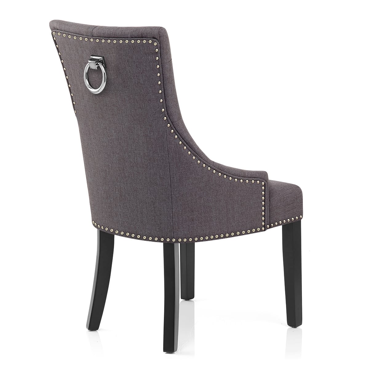 Ascot Dining Chair Charcoal Fabric
