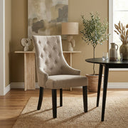 Ascot Dining Chair Tweed Fabric