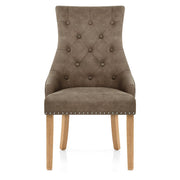 Ascot Oak Dining Chair Antique Brown