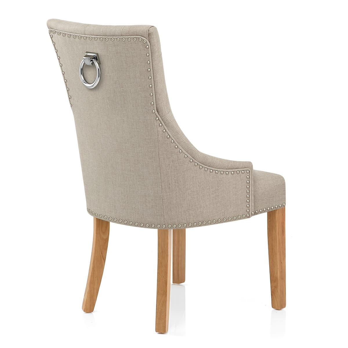 Ascot Oak Dining Chair Tweed Fabric